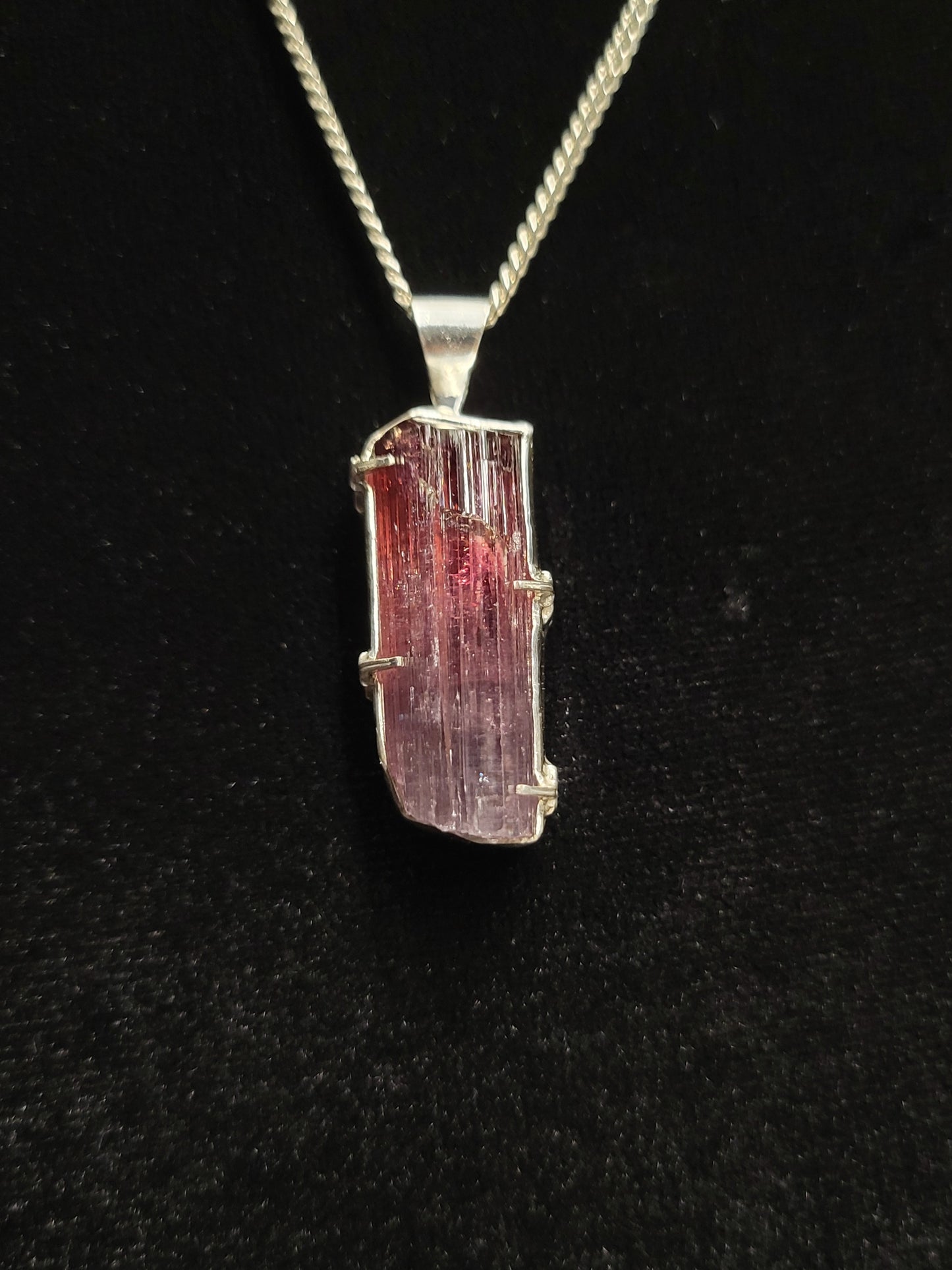 Sterling Silver Tourmaline Pendant