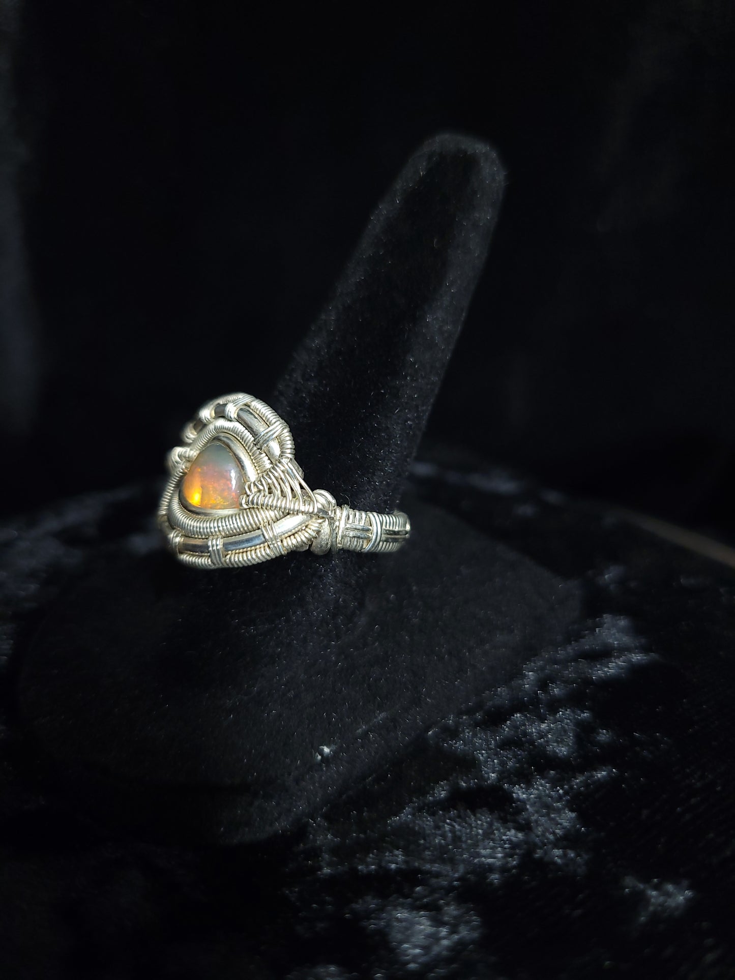 Size 7 Ethiopian Opal Ring